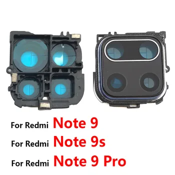 Nové Zadní Kamera, Skleněné Čočky, Zadní Kamera, Skleněné Krycí Rámeček Pro Xiaomi Redmi Note 9S 9 Pro S Adhensive