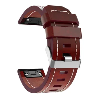 Pro Garmin Fenix 5X náramek hodinky kapela Kůže watchband Rychlé Uvolnění EasyFit náhradní hodinky kapela Pro Garmin Fenix 5X/5X Plus