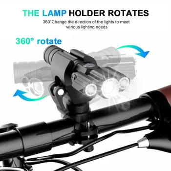 Vysoce Kvalitní USB Kol Světlomet Lampa LED 4 Režim Světlomet Bike na Koni Noc Baterku Na Kolo, Cyklistické Světlo, Příslušenství
