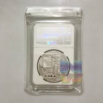 Pozlacené Hot prodej Bitcoin Mince Bit Mince Kovové Mince Fyzické Kryptoměna Pamětní Mince s PCCB případě