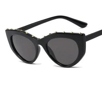 Retro vintage ženy, sluneční Brýle Sexy Kočka oční Móda Nýt luxusní návrhář ženských brýle 2020 sluneční brýle žena oculos