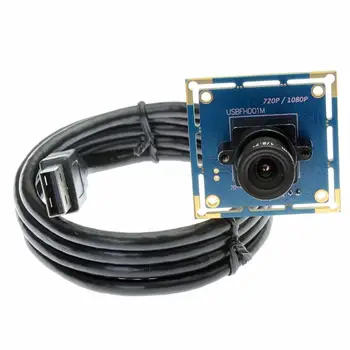 ELP 6mm objektiv Průmyslové kamery 1080p Černá Bílá monochromatický mini cmos palubě usb kamera modul, Android HD , doprava zdarma
