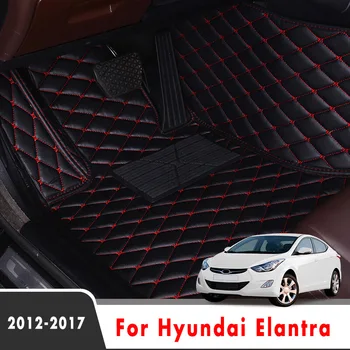 Auto Koberečky Pro Hyundai Elantra 2017 2016 2013 2012 Vlastní Auto Interiérové Doplňky Kožené Koberce, Dekorace, Koberce