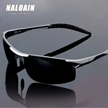 NALOAIN Polarizované sluneční Brýle, UV400 Len Hořčíku a Hliníku Rám Sportovní Sluneční Brýle Řidičské Brýle Pro Muže, Ženy, Venkovní Rybaření