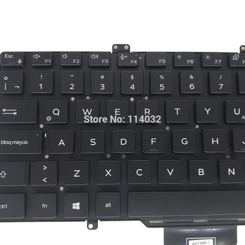 SP/LA latina laptop klávesnice pro Dell latitude 5400 5401 7400 3400 černý specifikace 0NXW9P NXW9P PK132EE2A22 KN-0NXW9P 0NXW9P-CH200