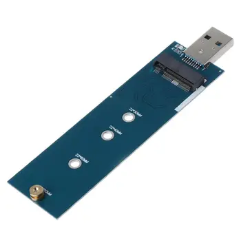 M. 2 na USB Adaptéru B tlačítko M. 2 SSD Adaptér USB 3.0 na 2280 M2 NGFF SSD Disk Adapter Converter SSD Čtečka Karet R9JB