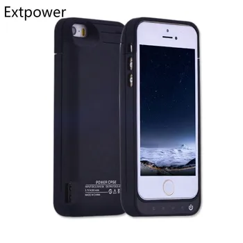 Extpower 4200 mAh Případě, že Se Baterie Nejlepší Externí Přenosné Power Bank S Držákem Pro iPhone 5 5s 5c Se Černé Případ