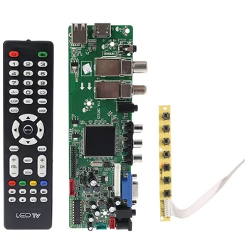 DVB-S2, DVB-T2 Digitální Signál ATV Javor Ovladač LCD Dálkové Ovládání Deska Launcher Univerzální Dual USB QT526C s 7 Key