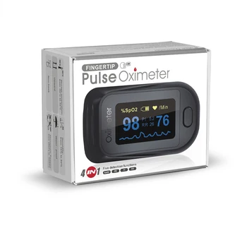 Nejnovější Alarm Prst Pulse Oximeter SpO2 RR PR PI Oiximetro de dedo Krve Kyslíkem Srdeční Frekvence Monitoru s pouzdrem pro Dospělé, tak pro Děti