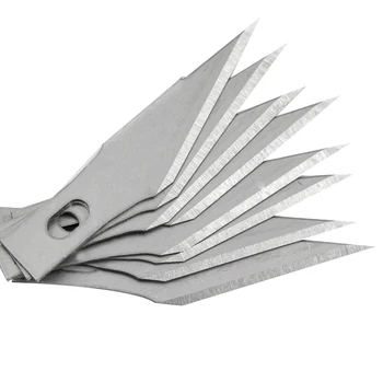 200KS Náhradních Hobby Blade Náhradní Čepele Ocel Řemeslo Nůž Nože pro DIY Umění Práce Řezání