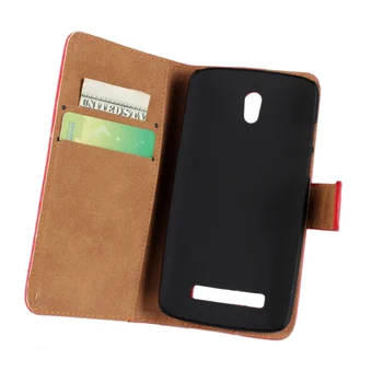 Vysoce kvalitní Retro kožené telefon pouzdro wallet flip cover držitele Karty kryt pouzdro pro HTC Desire 500 GG