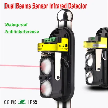 20M~150M Dual Beam Senzor fotobuňky Aktivní Infračervené Narušení Detektoru Bezpečnostní Okno, Zeď, Bariéru IR Venkovní Pohybový Alarm