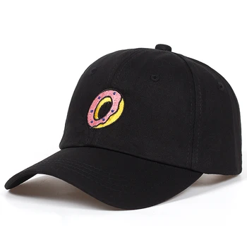 2018 nové Pánské Baseball cap Donut výšivky bavlna klobouk Módní táta klobouk na Jaře a na podzim bavlna golf cap čepice