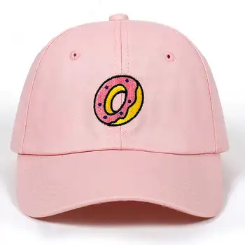 2018 nové Pánské Baseball cap Donut výšivky bavlna klobouk Módní táta klobouk na Jaře a na podzim bavlna golf cap čepice