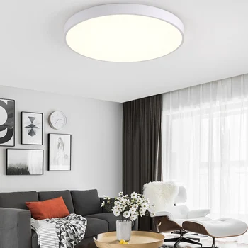 LED Stropní svítidlo Moderní Lampa Obývací Pokoj Svítidla Osvětlení Ložnice, Kuchyně Povrchová Montáž Flush Panel, Dálkové Ovládání