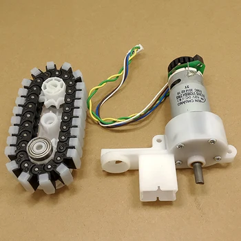 12V metal gear auto encoder test rychlosti DC silikonové protiprokluzový systém sledování motoru pro DIY robot hračky, auta, tanky, bagry