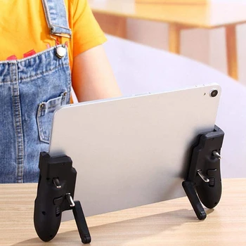 Tablet Game Controller pro PUBG Mobilní Šest Prstů Gamepad Pomocná Rukojeť Spouště pro iPad Tablety