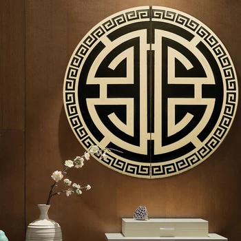 Kruhový Čínský styl/mosaz Zlatá Rukojeť Skříně Zásuvku Vytáhněte Knoflík Dveří Vytáhnout Uměleckou Retro Nábytek, Hardware