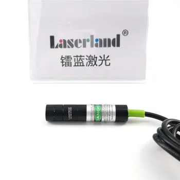 Powell objektiv Line Laser Modul 12*55 510nm 10mw 110° Focusable Strojového Vidění