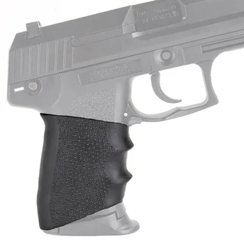 Gumový Grip Sleeve (Univerzální) Plné Velikosti Anti Slip Hodí Pro Glock17 19 20 26, S&W Sigma, SIG Sauer, Ruger, Colt, Beretta Modely