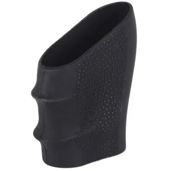 Gumový Grip Sleeve (Univerzální) Plné Velikosti Anti Slip Hodí Pro Glock17 19 20 26, S&W Sigma, SIG Sauer, Ruger, Colt, Beretta Modely