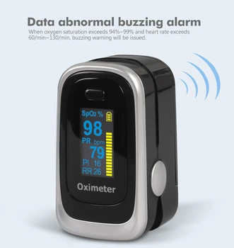 SPO2 PR Prst Puls, Spánek Oxymetr Přenosný Kyslíku v Krvi, Měření, Sledování Zdravotního Digitální Oxymetr Prstu OLED Monitor