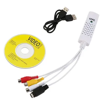 LESHP Přenosné Easycap USB 2.0 Audio Capture Karty Adaptéru VHS na DVD Zachytit Video Converter Pro Win7/8/XP/Vista Vysoké Kvality