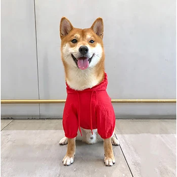 Moda ropa perro mascota lluvia abrigo al aire libre con capucha nepropustné mascota perro cachorro chaqueta