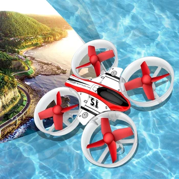 Eachine E015 S Letu, Loď, Auto 3-mode Režimu udržování Výšky RC Drone Quadcopter RTF Letadla Hračky Kid Žlutá Červená VS S9HW M69