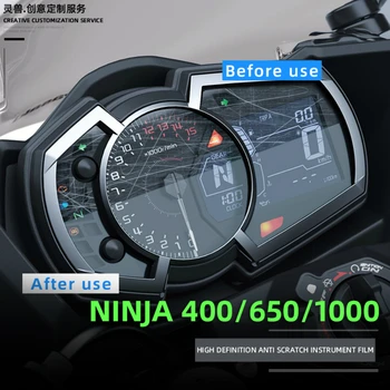 Motocykl LCD Panelu Nástroj Membrána Zadní Mirror Anti Fog Scratch Ochranné Fólie pro Kawasaki Ninja650 400 1000 1000SX