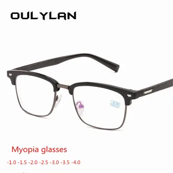 Oulylan Retro Skončil Krátkozrakost Brýle Ženy krátkozrakost Brýle Muži Jasné Počítače, Sluneční Brýle, Dioptrické -1.0 -4.0
