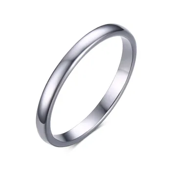 SIZZZ Roztomilé Dámské Prsteny Módní 2 mm Karbid Wolframu Snubní prsteny pro Ženy Šperky aliancí žena muž