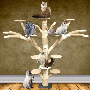 Nové imitace kočičí strom kočičí prolézačky mrtvý strom velký falešný strom tvar stromu hnízdo pet skákání platformy hračka pro kočky dekorace