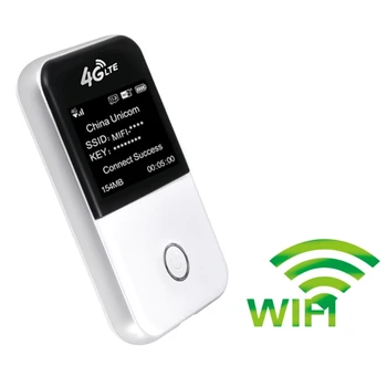 4G Wifi Router 3G 4G Lte Přenosný Bezdrátový Hotspot Slot Sim s Displejem MF825s