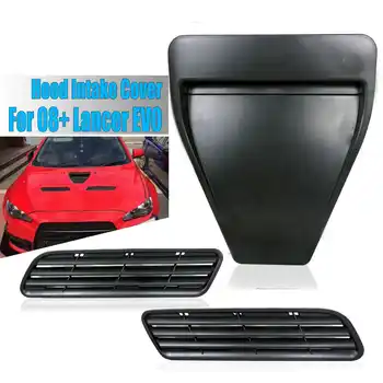 Auto-Styling ABS Kapuce Průduchy Kapoty Hood Scoop Sací Otvor Kryt Střihu Pro Mitsubishi Lancer GTS EVO 10 X GSR 08-15 Styl Hood Vent