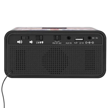 Digoo DG-FR8888 Multi-funkce Inteligentní Hom Touch-botton Digitální Budík S FM Rádio Reproduktor Paměť Funkce Dual Denní Alarm