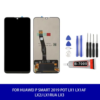 Originální LCD Pro Huawei P SMART 2019 HRNEC LX1 LX1AF LX2J LX1RUA LX3 Zobrazení Dotyková Obrazovka Digitizer Shromáždění Obrazovce