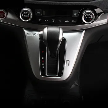 Pro Honda CRV CR-V Auto Gear Shift Knob Páku Řazení Rám Panelu Nálepka, Kryt Příslušenství Výbava ABS 2012 2013 2016