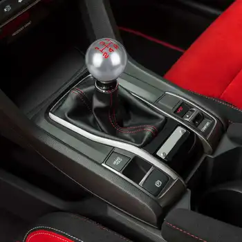 Auto 5 / 6 Rychlostí Manual Gear Shift Knob Pro Honda Civic Město CRV Chrom Hliník M10 x 1,5 Závit Shifter Páky Lesk