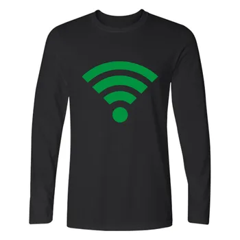 Módní WiFi Zdarma funny t-shirt muži ženy t shirt ležérní tričko dlouhý rukáv volné tričko tričko topy plus velikost XXS-XXXXL