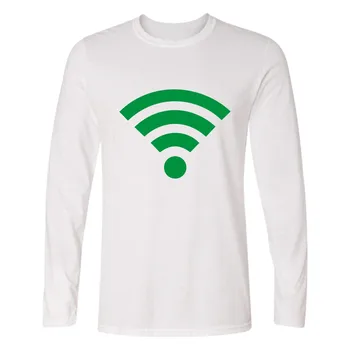 Módní WiFi Zdarma funny t-shirt muži ženy t shirt ležérní tričko dlouhý rukáv volné tričko tričko topy plus velikost XXS-XXXXL
