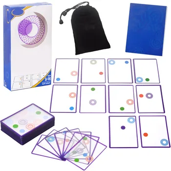 Logická hra Swish - Zábava Transparentní vzdělávání karetní hry logické hry pro děti, hrát karty, místo, deskové hry, hračky pro Děti