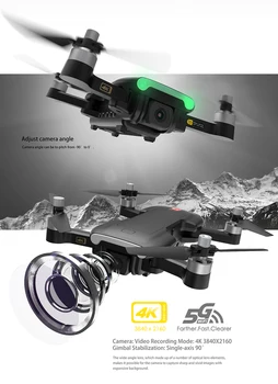 Profesionální B7 GPS Drone quadcopter s 4K kamerou rc quadrocopter gps smart následující multicopter VS E520S