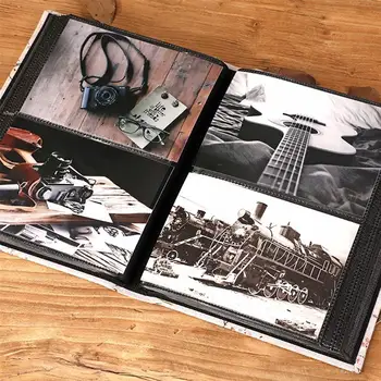 Fotoalbum Scrapbook Svatební/Dětské/DIY Foto Album Prázdné Foto Album Kryt Kraft Album Na Fotky Pro Děti Případě Závazné