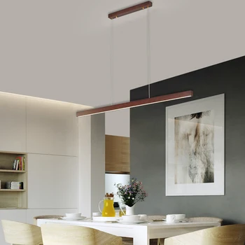Nordic LED Dřevěný Přívěsek Světla Design Osvětlení Místnosti Jídelny, Hotelu, Kanceláře, Kavárna Kuchyně Závěsné Osvětlení Vnitřní Ložnice