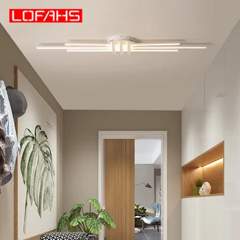 LOFAHS Moderní led lustry pro obývací pokoj ložnice chodba Matný Hotové hliníkové lustr lampa svítidla Deckenlicht