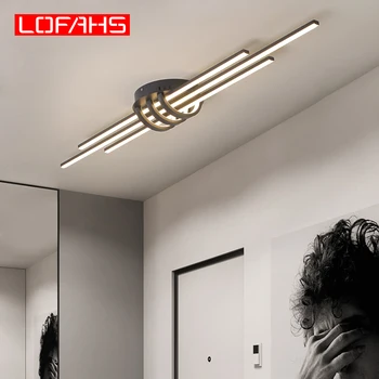 LOFAHS Moderní led lustry pro obývací pokoj ložnice chodba Matný Hotové hliníkové lustr lampa svítidla Deckenlicht