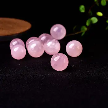 1KS Přírodní Crystal Ball Rose Quartz Kámen Léčení Reiki Quartz Krásný Míč Domácí Dekoraci Magie Fengshui doprava Zdarma