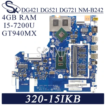 KEFU NM-B242 Notebooku základní deska pro Lenovo Ideapad 320-15IKB původní desku 4GB-RAM I5-7200U GT940MX