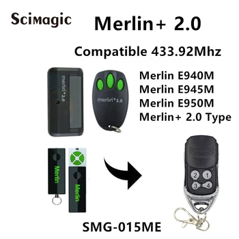 Kompatibilní 433,92 mhz rolling code Merlin E940M E945M E950M Merlin+2.0 Typ garážových vrat garážových vrat key